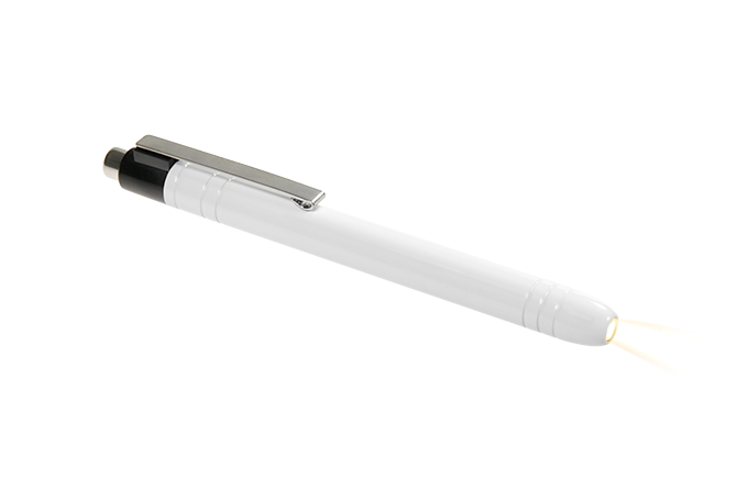 Reflexlampje met clip incl 2 batterijen